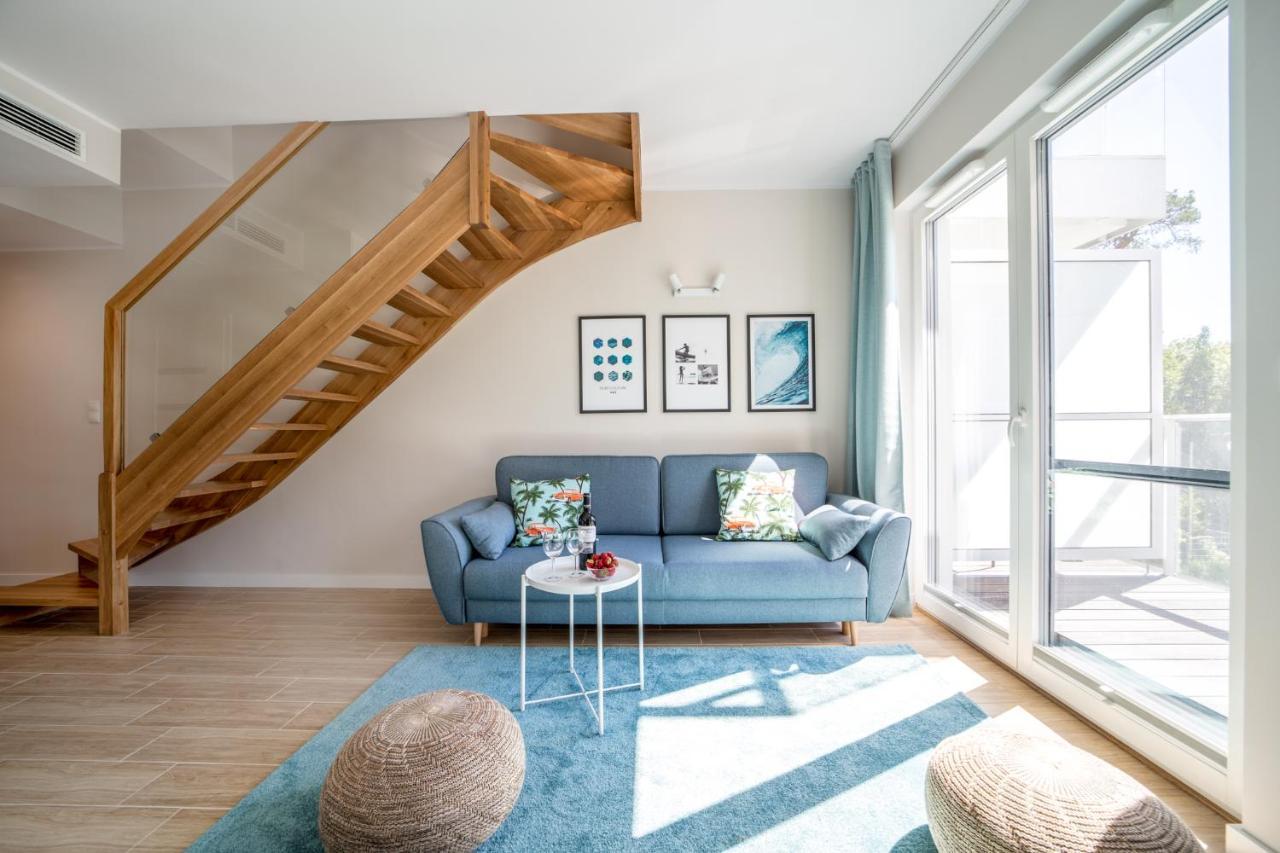 Apartament Dwupoziomowy Jurata13 Na Polwyspie Helskim Bagian luar foto